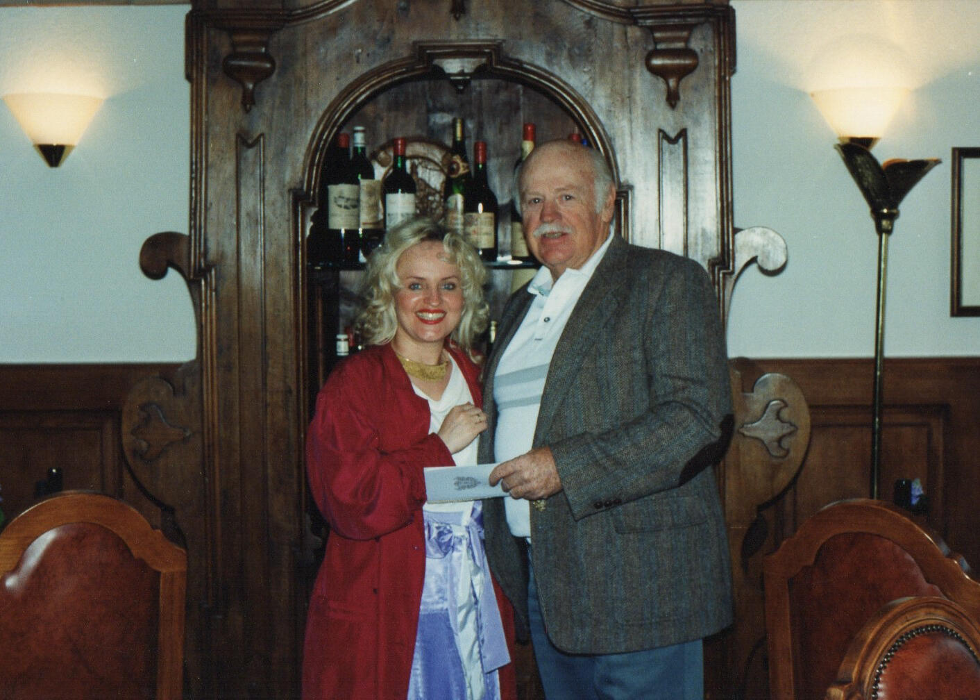Hella Dietrich und Larry Johnson